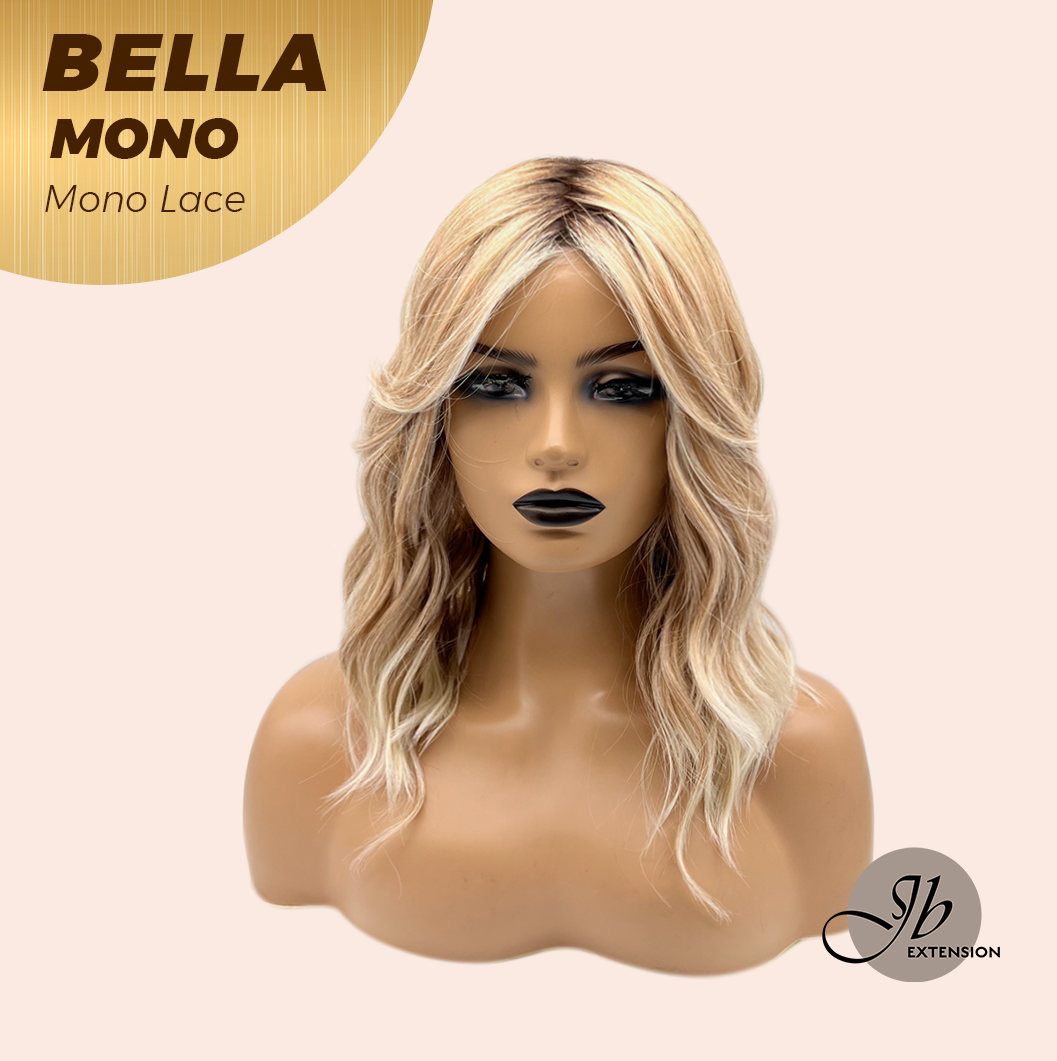 [PRE-ORDER] JBEXTENSION BELLA MONO Monofilament Handmade Wig 6X5 Full Monofilament Hand Tied Top Wig 15 Inches Peach Blonde Mono Lace Wig With Anti-slip Silicone Strips Glueless Wig BELLA MONO【BENDY EAR TABS】