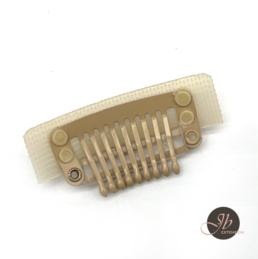 JBEXTENSION 5 Pcs 9-teeth Hair Extension Adjustable Smart Clips Hair Extension Wigs Reusable Snap Clips Comb Small Snap Wig Accessories for Women Wigs Smart Clips 5 Pcs