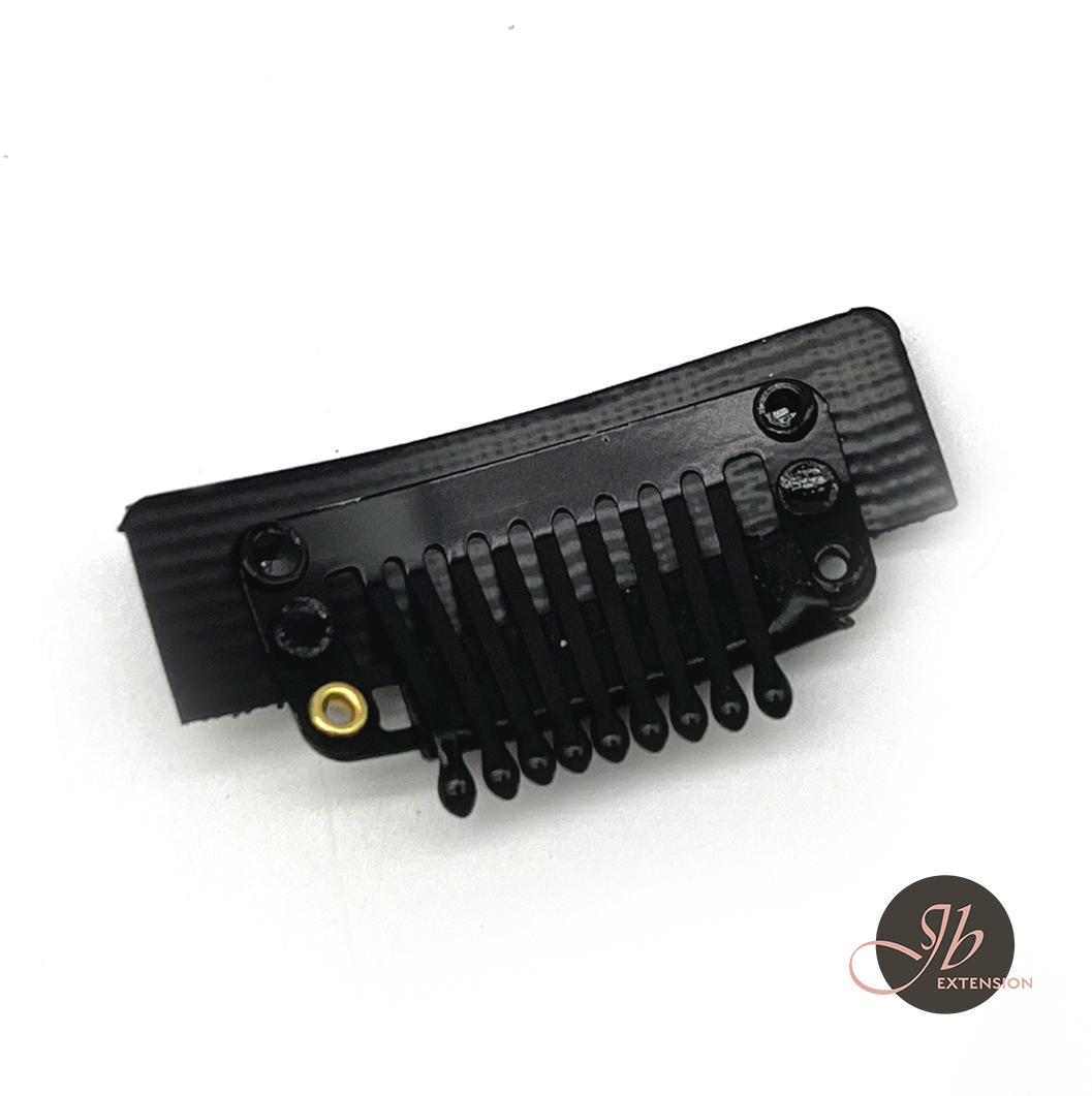 JBEXTENSION 5 Pcs 9-teeth Hair Extension Adjustable Smart Clips Hair Extension Wigs Reusable Snap Clips Comb Small Snap Wig Accessories for Women Wigs Smart Clips 5 Pcs