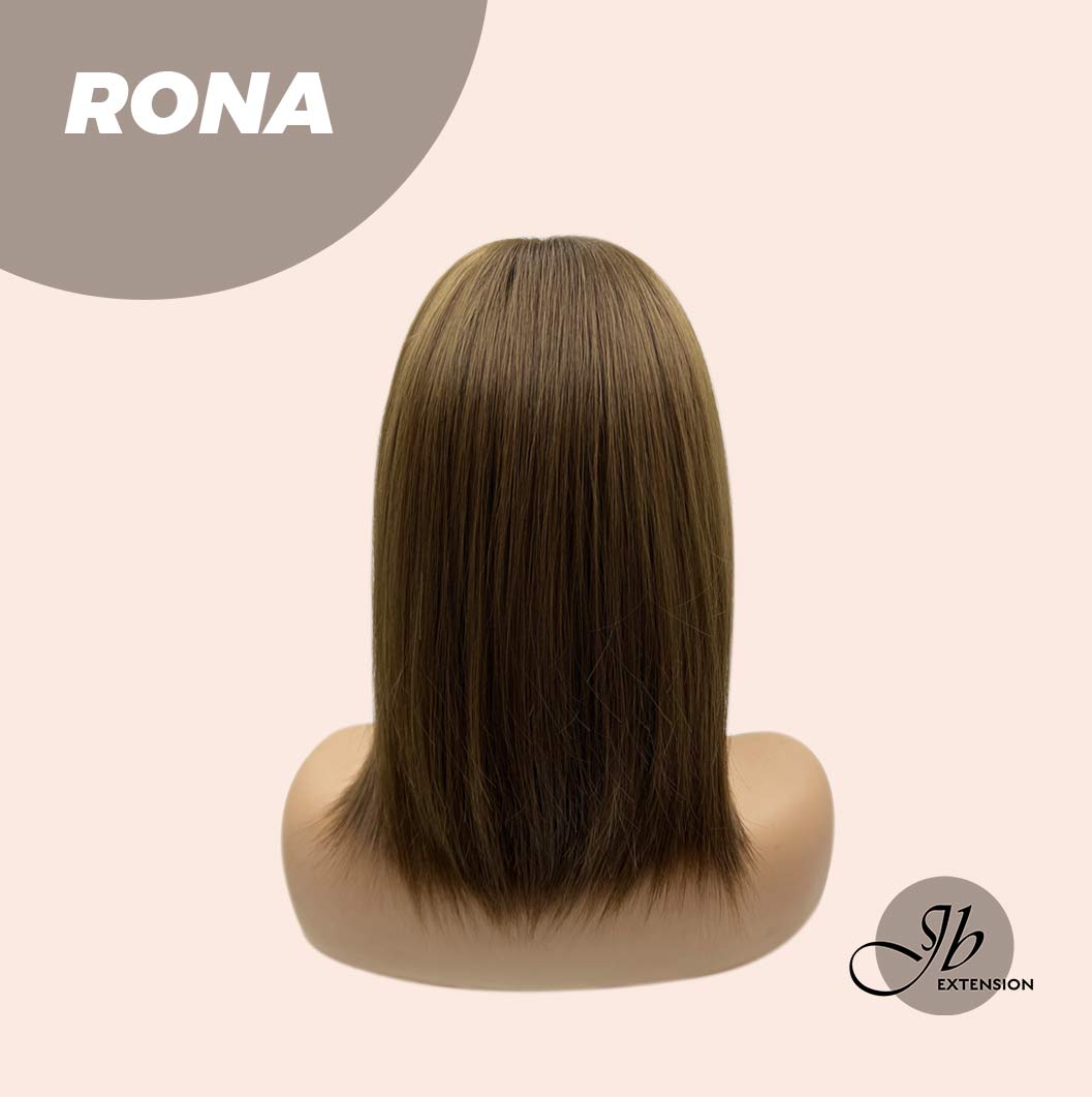 JBEXTENSION 14 Inches Brown Wig With Bangs RONA