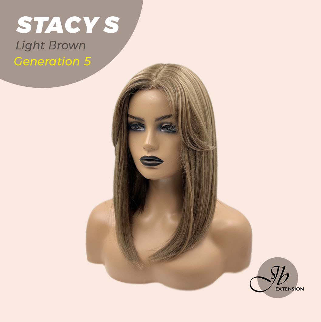 JBEXTENSION GENERATION FIVE 16 Inches Light Brown Straight Wig STACY S LIGHT BROWN