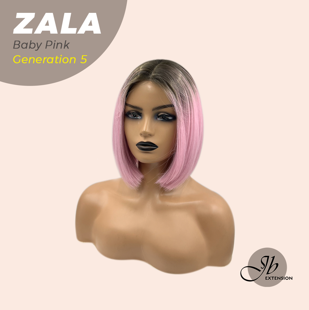 JBEXTENSION GENERATION FIVE 12 Inches Bob Cut Baby Pink Wig ZALA G5 BABY PINK