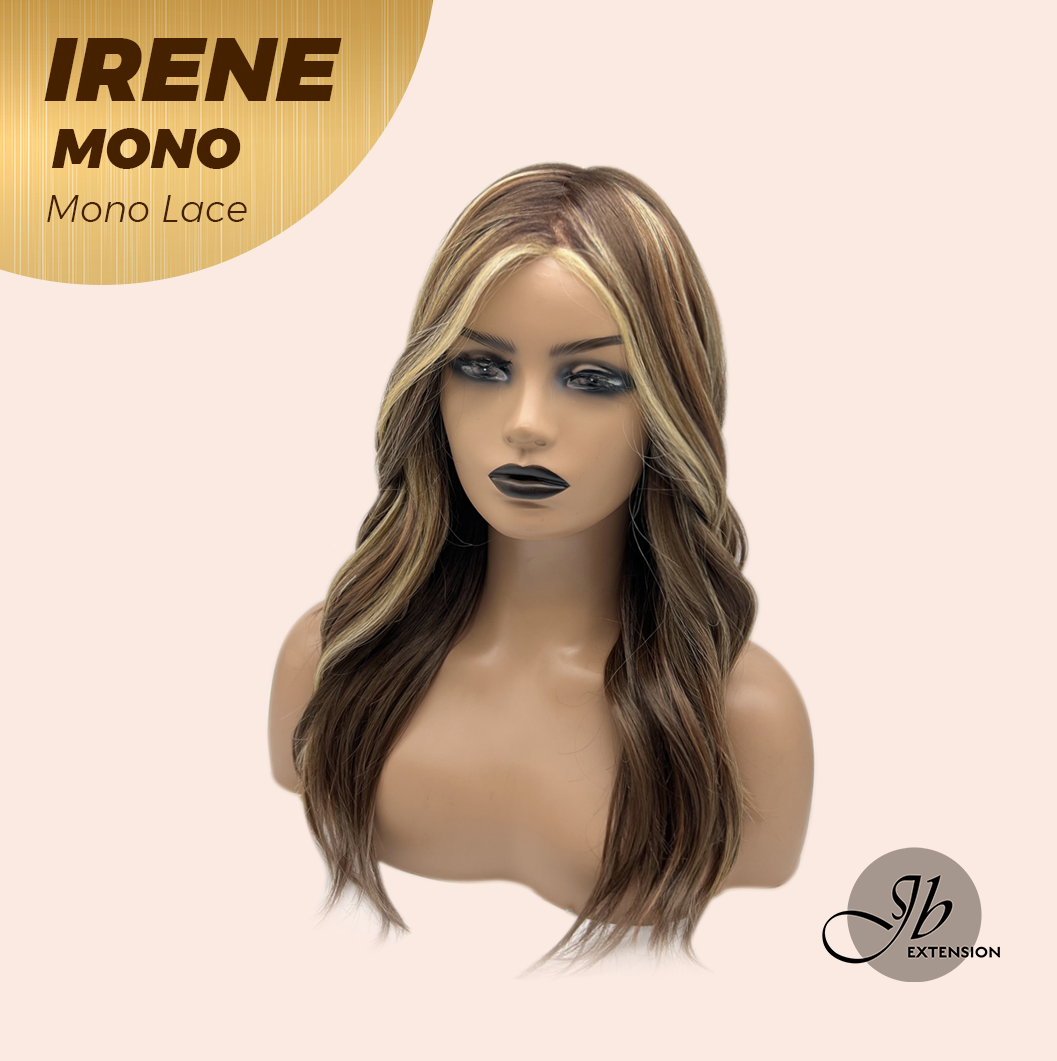 [PRE-ORDER] JBEXTENSION IRENE MONO Monofilament Handmade Wig 6X5 Full Monofilament Hand Tied Top Wig 19 Inches Hazelnut Curly Mono Lace Wig With Anti-slip Silicone Strips Glueless Wig IRENE MONO【BENDY EAR TABS】