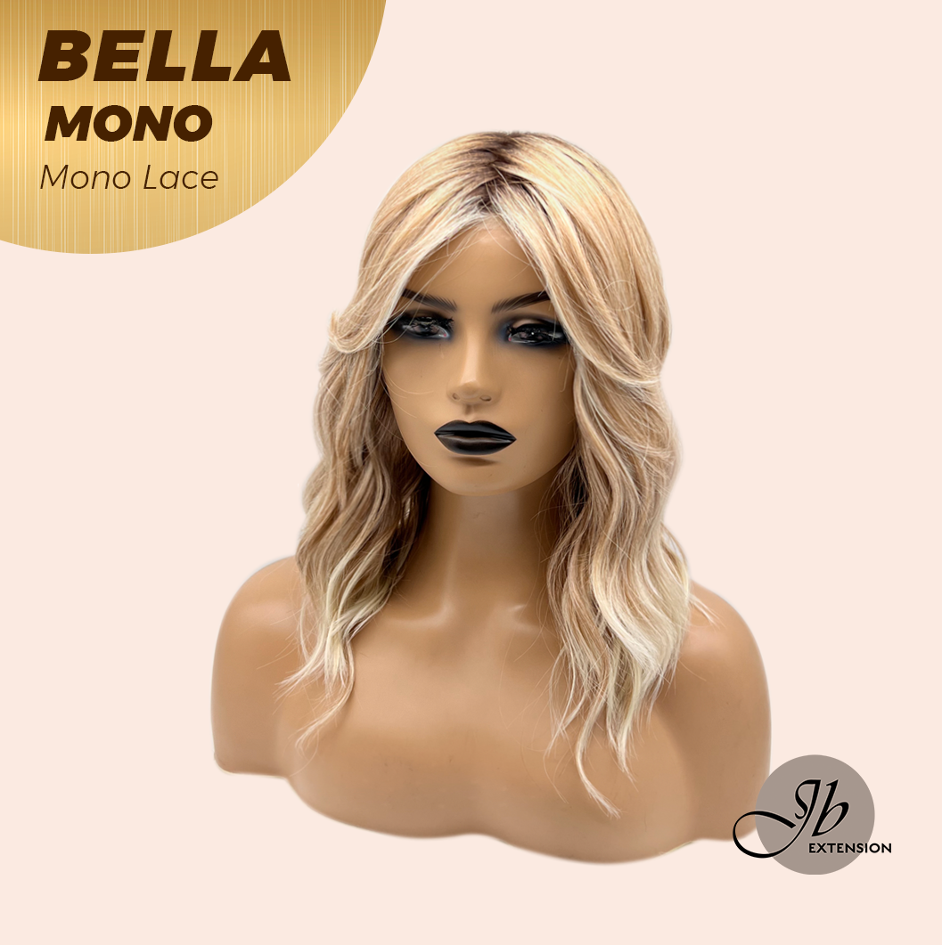 [PRE-ORDER] JBEXTENSION BELLA MONO Monofilament Handmade Wig 6X5 Full Monofilament Hand Tied Top Wig 15 Inches Peach Blonde Mono Lace Wig With Anti-slip Silicone Strips Glueless Wig BELLA MONO【BENDY EAR TABS】