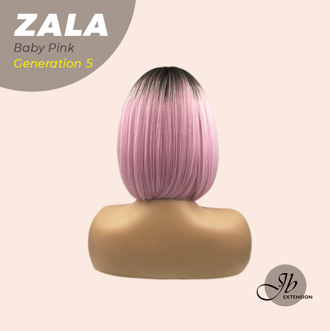 JBEXTENSION GENERATION FIVE 12 Inches Bob Cut Baby Pink Wig ZALA G5 BABY PINK