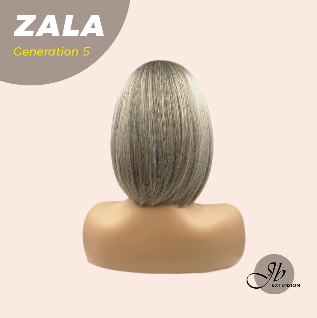 JBEXTENSION GENERATION FIVE 12 Inches Bob Cut Dark Grey Wig ZALA G5