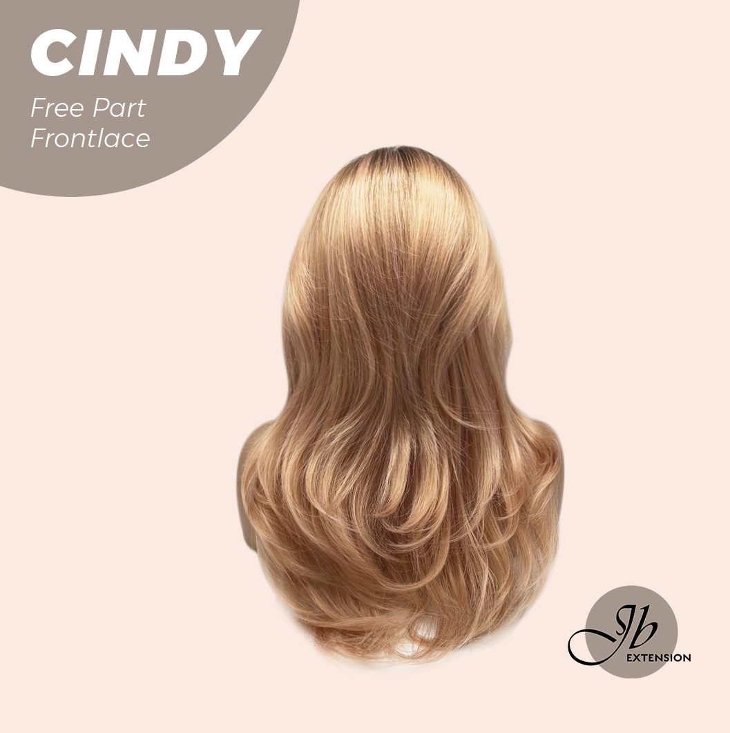 JBEXTENSION 20 Inches Strawberry Blonde Curly Pre-Cut 9X6 U Lace Free Part Frontlace Glueless Wig CINDY