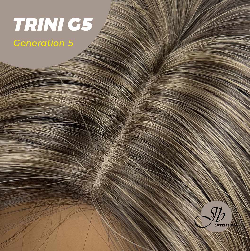 JBEXTENSION GENERATION FIVE 24 Inches Dark Brown With Highlight Women Wig TRINI G5