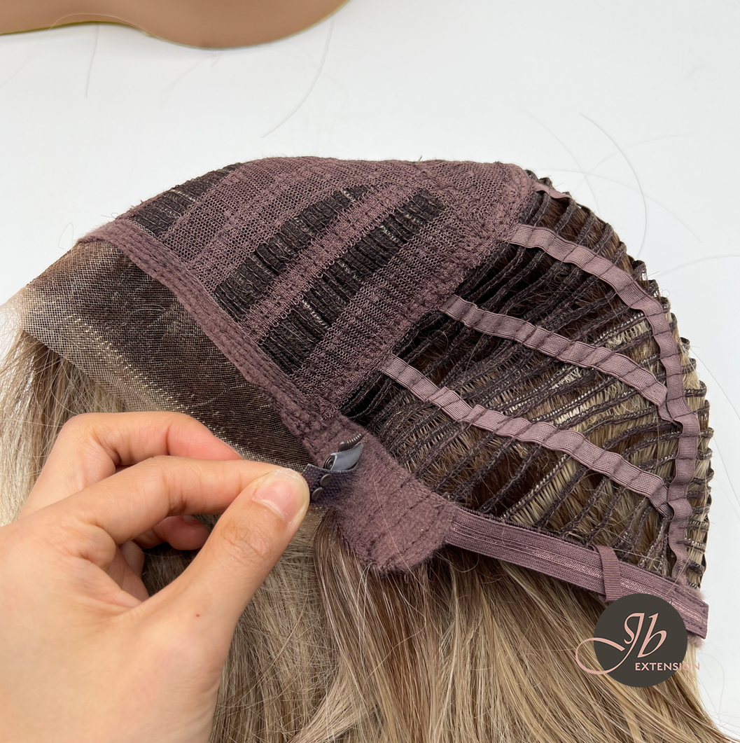 JBEXTENSION 5 Pcs 9-teeth Hair Extension Adjustable Smart Clips Hair Extension Wigs Reusable Snap Clips Comb Small Snap Wig Accessories for Women Wigs Smart Clips 5 Pcs