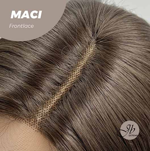 JBEXTENSION 10 Inches Bob Cut Brown Side Part Frontlace Glueless Wig MACI