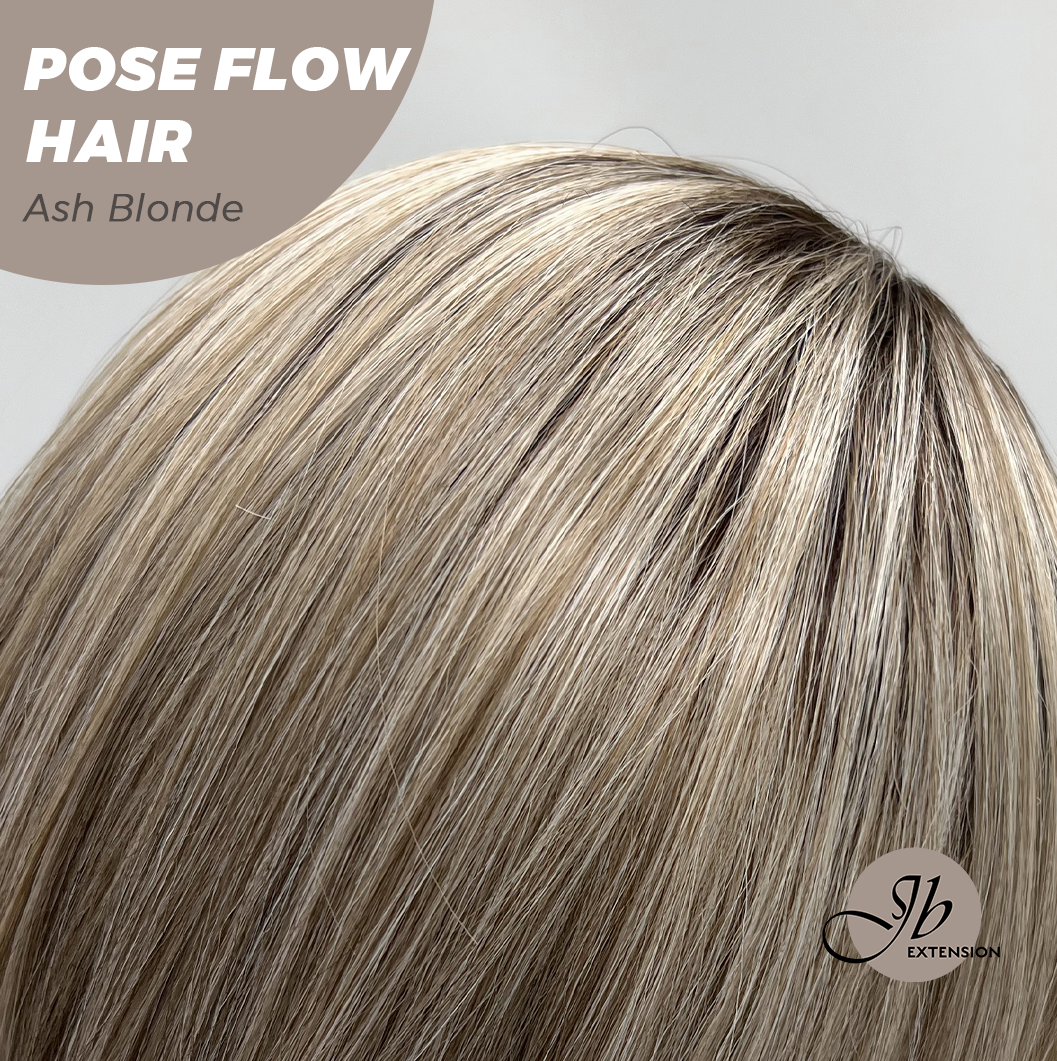 JBEXTENSION 18 Inches Ash Blonde Headband Wig POSE FLOW HAIR - ASH BLONDE