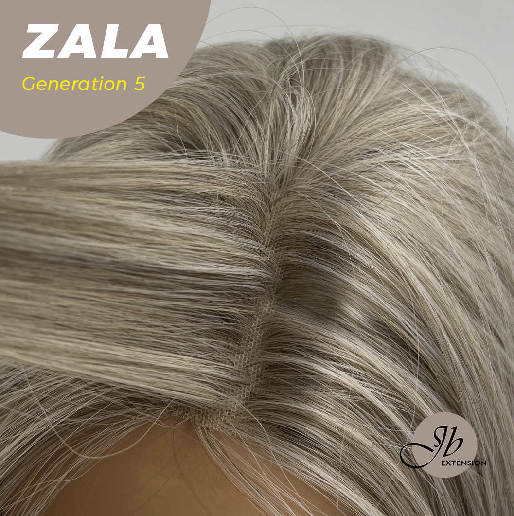 JBEXTENSION GENERATION FIVE 12 Inches Bob Cut Dark Grey Wig ZALA G5