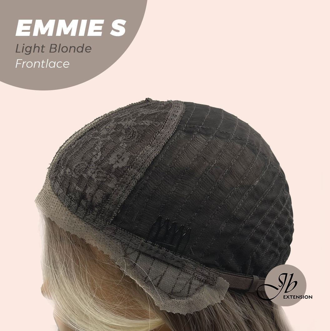 HOT OF SEASON -JBEXTENSION 22 Inches Curly Light Blonde Pre-Cut Frontlace Glueless Wig EMMIE S