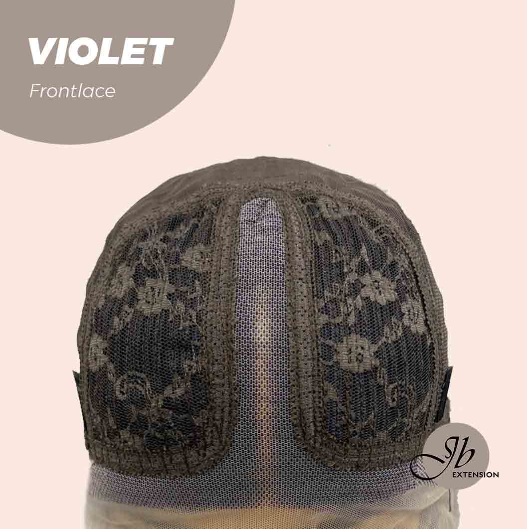 JBEXTENSION 26 Inches Dark Purple Color Long Straight Frontlace Glueless Wig VIOLET