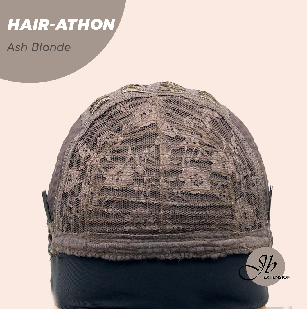 JBEXTENSION 18 Inches Curly Ash Blonde Headband Wig HAIR-ATHON - ASH BLONDE