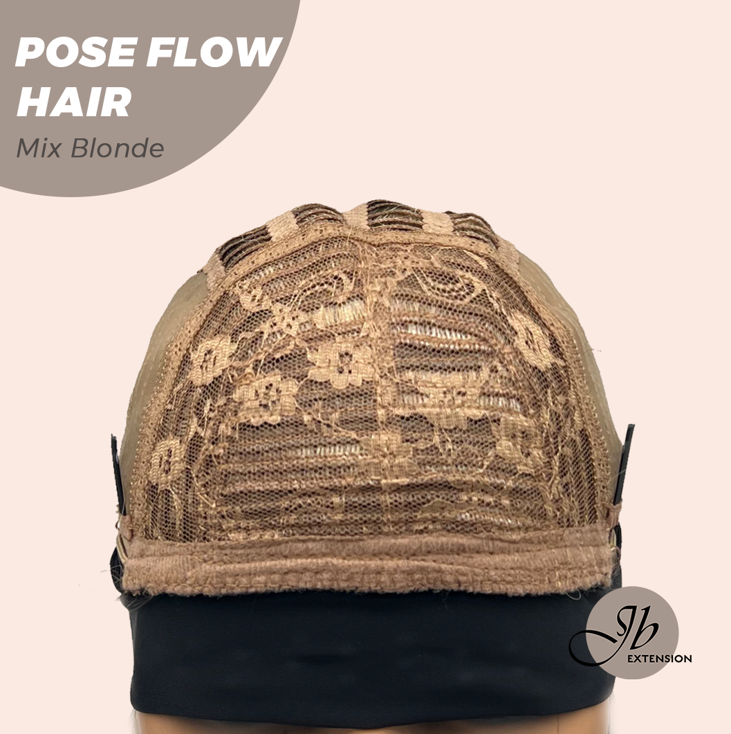 JBEXTENSION 18 Inches Mix Blonde Headband Wig POSE FLOW HAIR - MIX BLONDE