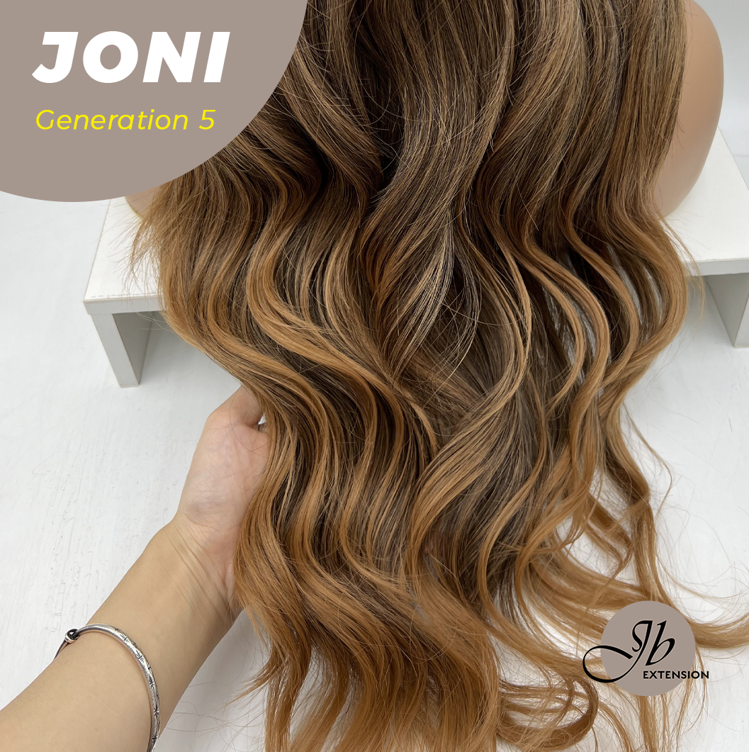 Get the Influencer Look with GENERATION FIVE 28 Inches Dark Copper Curly Wig JONI G5