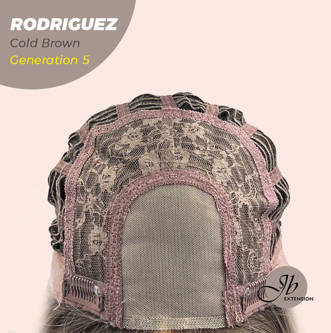 JBEXTENSION GENERATION FIVE 28 Inches Long Straight Cold Brown Wig RODRIGUEZ COLD BROWN  G5