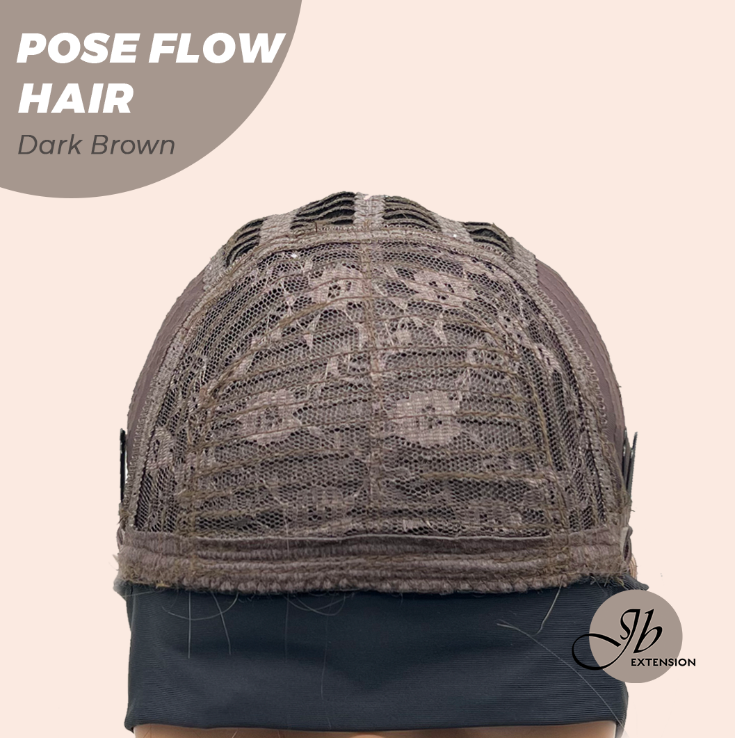 JBEXTENSION 18 Inches Dark Brown Headband Wig POSE FLOW HAIR - DARK BROWN