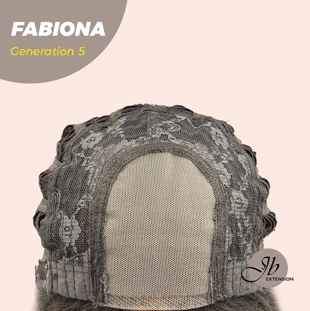 HOT OF SEASON - JBEXTENSION GENERATION FIVE 28 Inches Tea Black Darkest Brown Curly Wig FABIONA