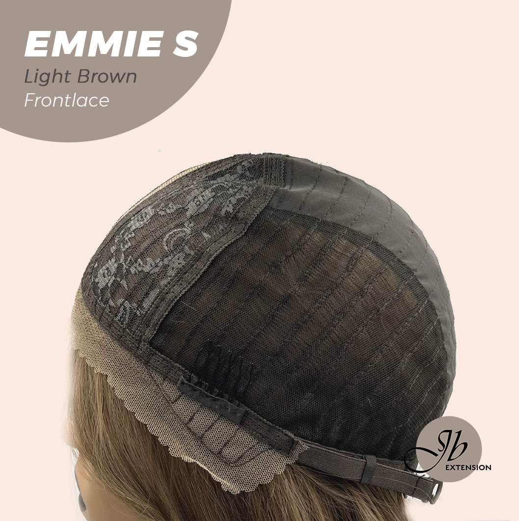 Nichole's Selection - 22 Inches Curly Light Brown Pre-Cut Frontlace Glueless Wig EMMIE S LIGHT BROWN