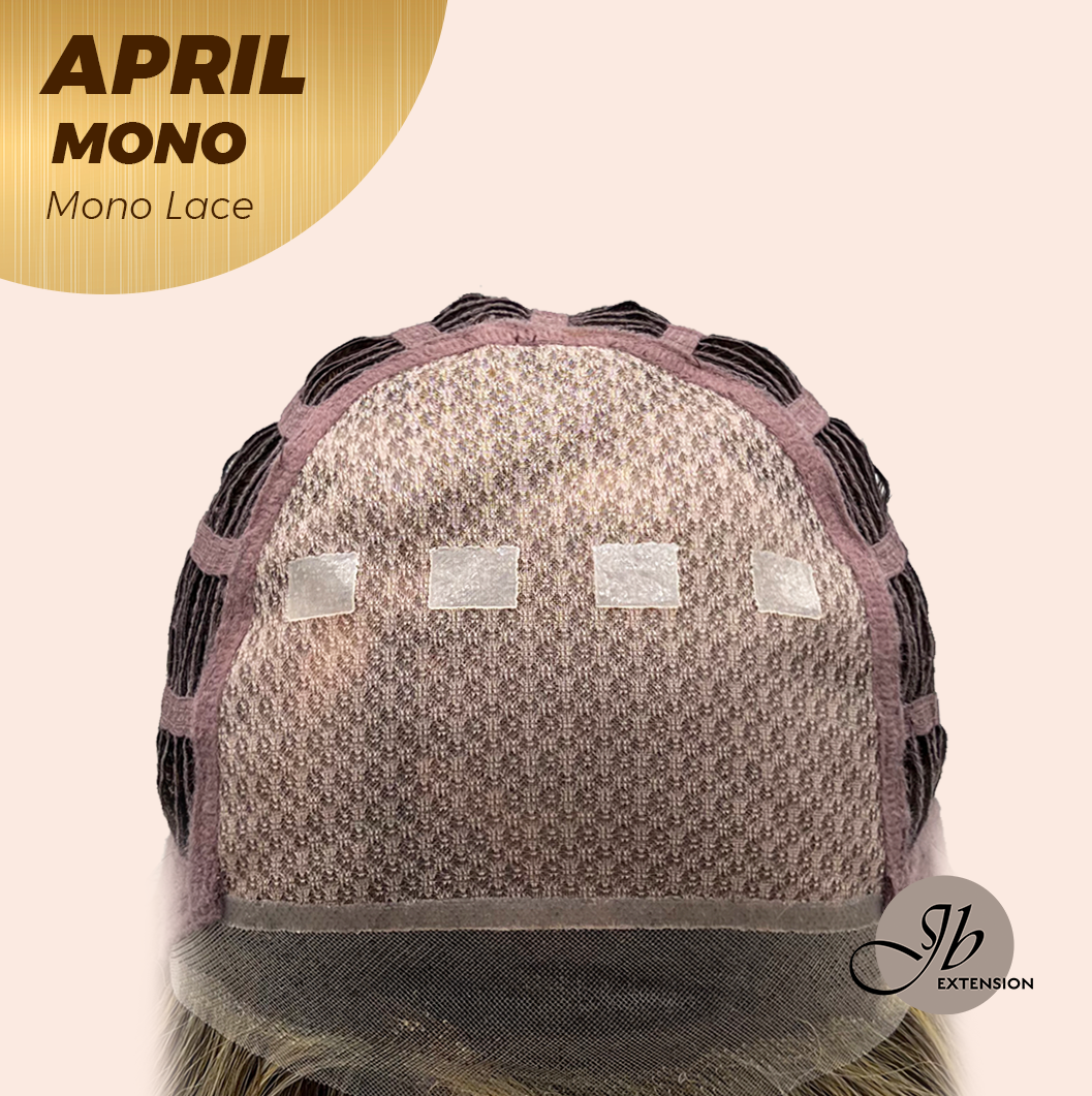 [PRE-ORDER] JBEXTENSION APRIL MONO Monofilament Handmade Wig 6X5 Full Monofilament Hand Tied Top Wig 18 Inches Hazelnut Mono Lace Wig With Anti-slip Silicone Strips Glueless Wig APRIL MONO HAZELNUT【BENDY EAR TABS】