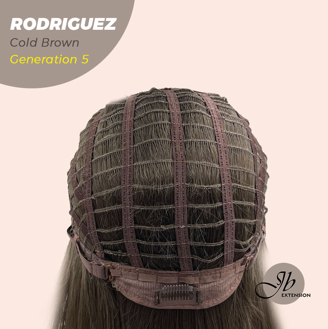 JBEXTENSION GENERATION FIVE 28 Inches Long Straight Cold Brown Wig RODRIGUEZ COLD BROWN  G5