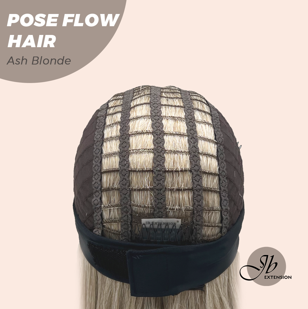 JBEXTENSION 18 Inches Ash Blonde Headband Wig POSE FLOW HAIR - ASH BLONDE