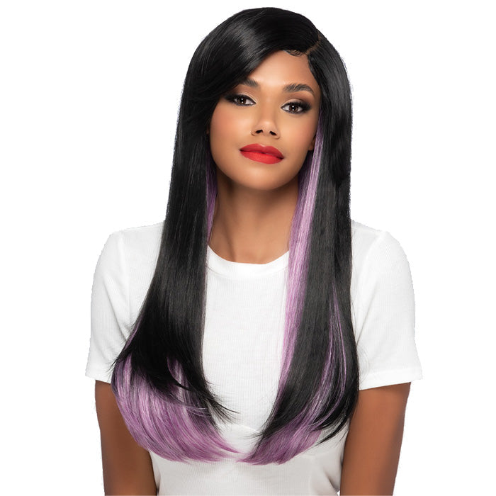 Vivica A Fox Peek-A-Boo Pure Comfort Cap Side Part Wig - PAB-FIO