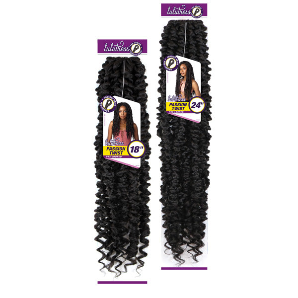 Sensationnel Lulutress Pre-Looped Crochet Braid - PASSION TWIST 18"/24"