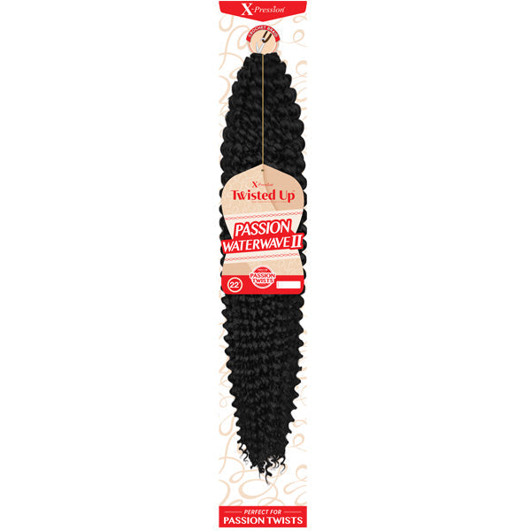 Outre X-Pression Twisted Up Crochet Braid - PASSION WATERWAVE II 22"