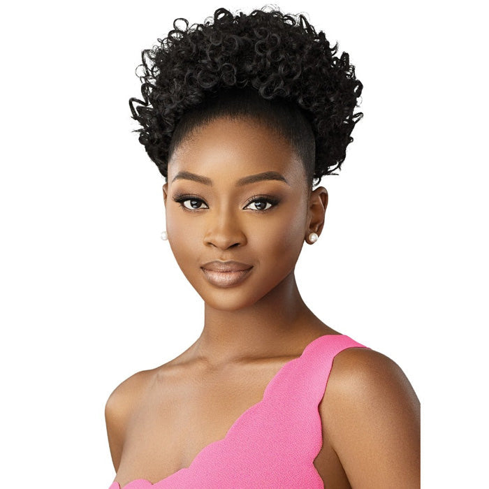 Outre Pretty Quick Drawstring Ponytails - CURLY PUFF