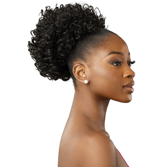 Outre Pretty Quick Drawstring Ponytails - CURLY PUFF