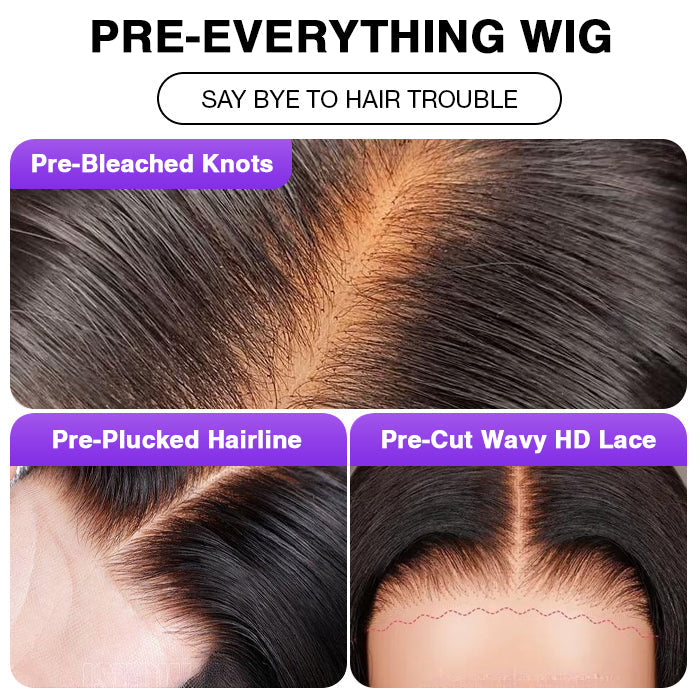 2Wigs = $199 | Water Wave & Body Wave Glueless Pre Everything Put On & Go Wig Beginner Friendly