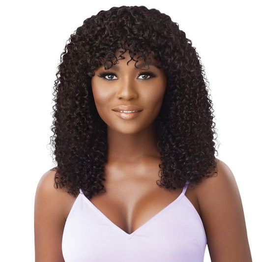 Outre 100% Unprocessed Human Hair Full Cap Wig - SIMONA