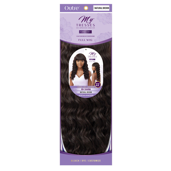 Outre 100% Unprocessed Human Hair Full Cap Wig - SHAINA