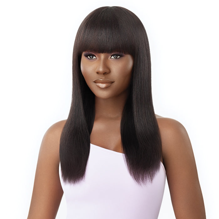 Outre Mytresses 100% Unprocessed Human Hair Wet & Wavy Full Wig - NATURAL CURLY 20