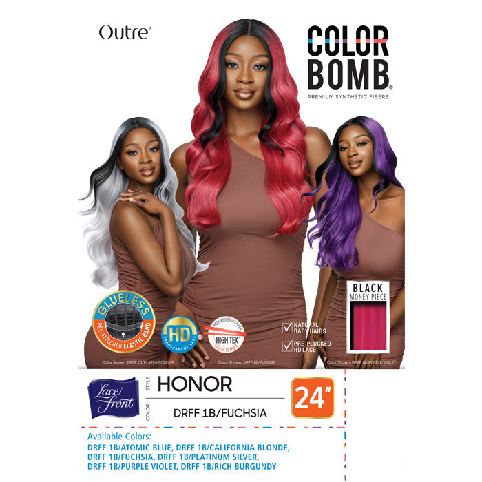 Outre Color Bomb Glueless 5" Deep HD Lace Front Wig - HONOR