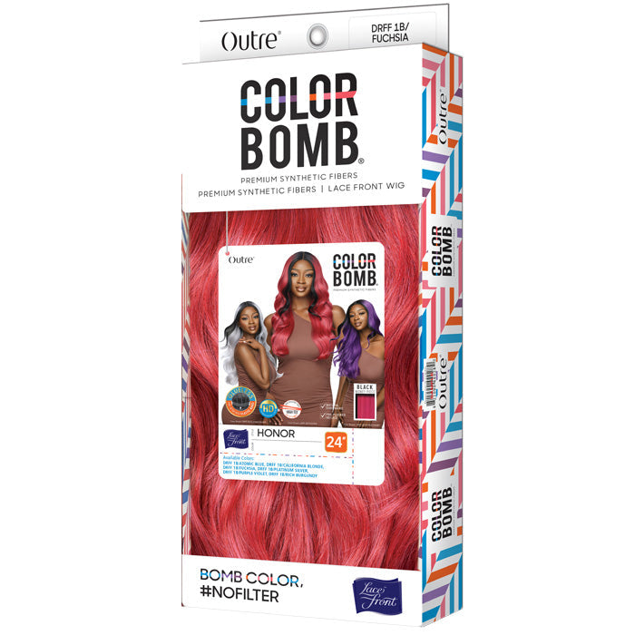 Outre Color Bomb Glueless 5" Deep HD Lace Front Wig - HONOR