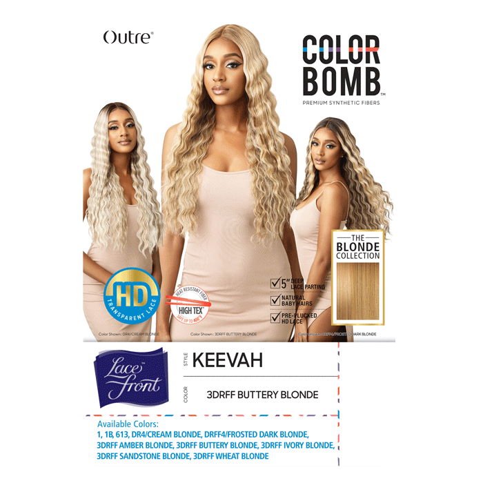 Outre Color Bomb 5" Deep Part HD Lace Front Wig - KEEVAH