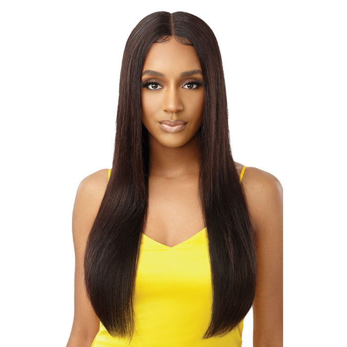 Outre Mytresses 100% Unprocessed Human Hair HD Lace Front Wig - NATURAL STRAIGHT 28
