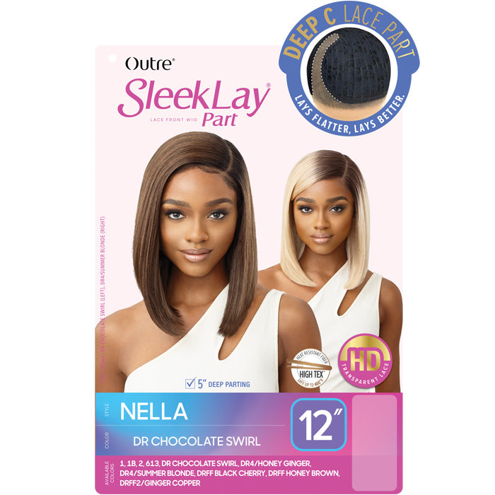 Outre Sleek Lay Deep  C-Part HD Lace Front Wig - NELLA