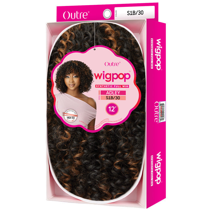 Outre Wigpop Curly Bang Full Wig - ADLEY