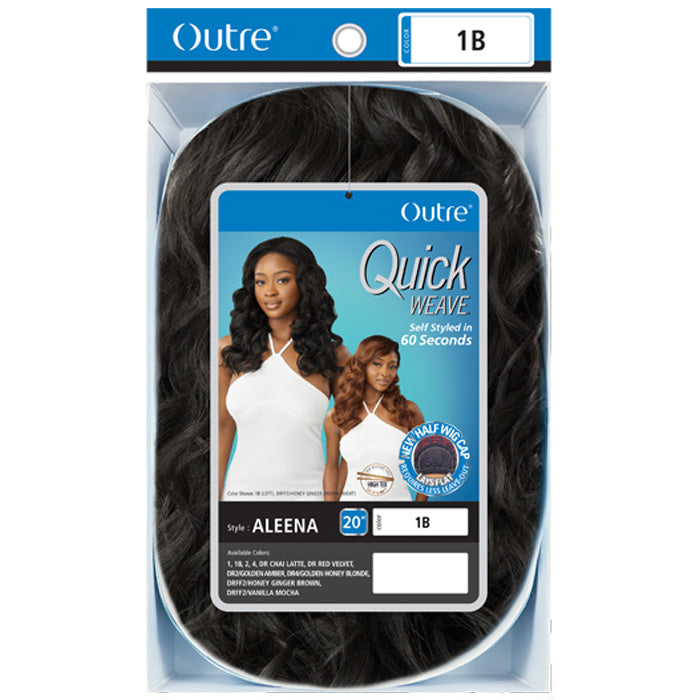 Outre Quick Weave Half Wig - ALEENA