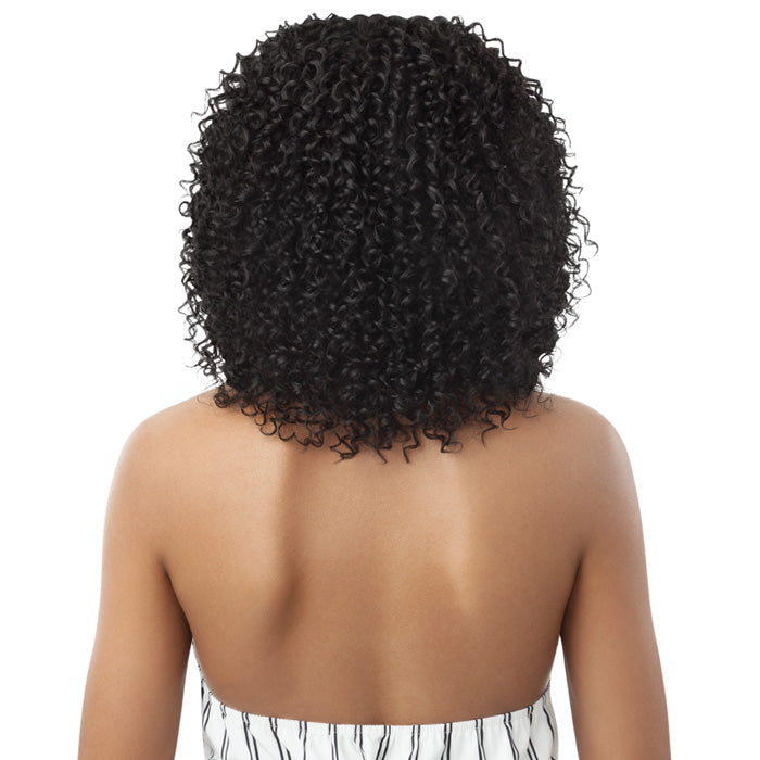 Outre Big Beautifull Hair 100% Human Hair Blend U-Part Leave Out Wig - CURLY TWIST 14"