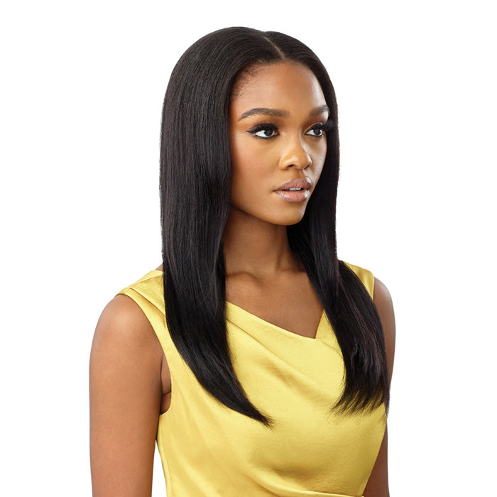 Outre Mytresses Gold Label 100% Unprocessed Human U-Part Cap Leave Out Wig - HH BRIAZILIAN STRAIGHT 20"