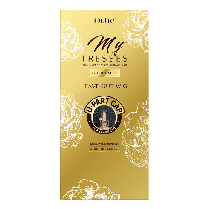 Outre Mytresses Gold Label 100% Unprocessed Human U-Part Cap Leave Out Wig - HH BRIAZILIAN STRAIGHT 20"