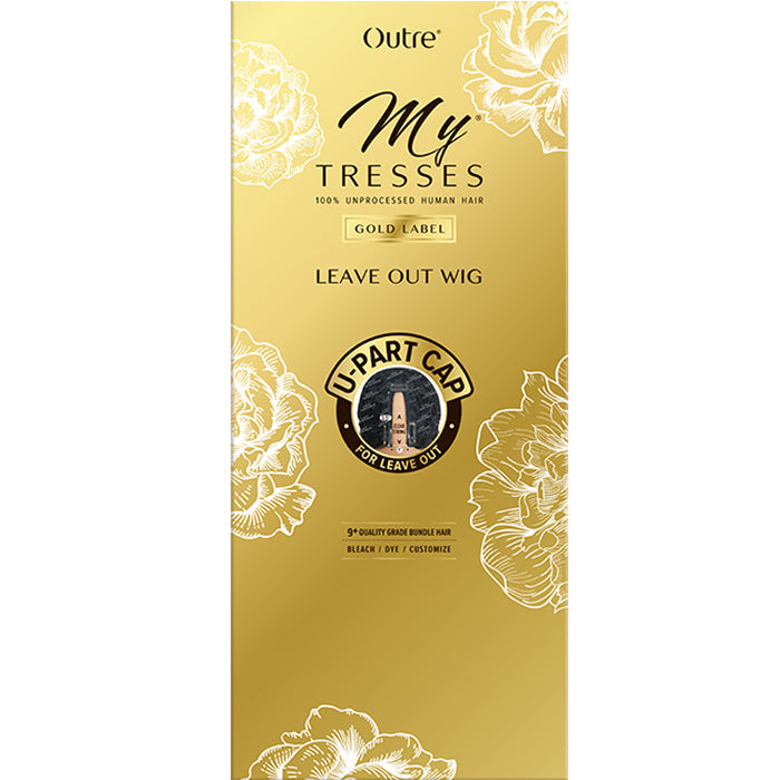 Outre Mytresses 100% Unprocessed Human Hair Leave Out U Part Cap Wig - DOMINICAN STRAIGHT 20