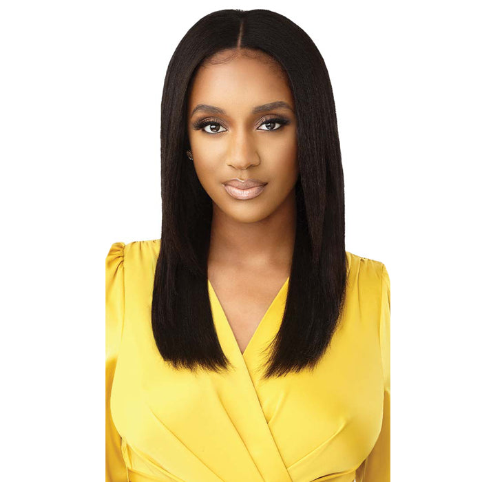 Outre Mytresses 100% Unprocessed Human Hair Leave Out U Part Cap Wig - DOMINICAN STRAIGHT 20