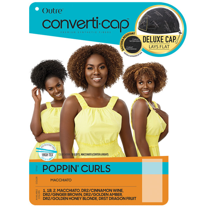 Outre Converti Cap Half Wig - POPPIN CURLS